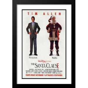 The Santa Clause 20x26 Framed and Double Matted Movie Poster   Style D 