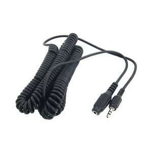  3.5mm Stereo M F Headphone Extension Cable 15 ft. Coiled 