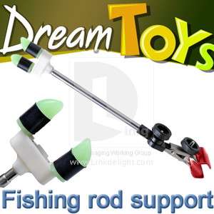 Fishing Fish Rod Adjustable Support Holder noctilucent  