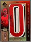 07 UD SP Authentic Jared Burton MLB REDS RC ROOKIE JERSEY PATCH AUTO 