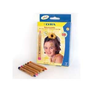  Lyra Skin Color Pencils. 6 Assorted Colors. 6.5MM. Brown 