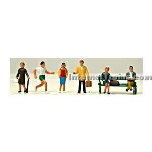   Model Power HO Scale Figures   Town People (6 per pack) Toys & Games