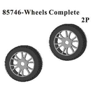 Redcat Racing Hurricane Wheels & Tires Complete 1 Pair Part # 85746 