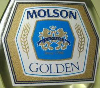MOLSON GOLDEN Beer Tap Handle, marker with Lions CANADA  