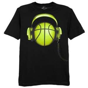 Nike Baller Beats T Shirt   Mens   Basketball   Clothing   Black 