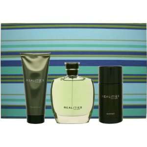  by Realities Cosmetics for Men 3 Piece Set Includes 3.4 oz Cologne 