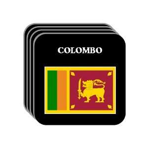  Sri Lanka   COLOMBO Set of 4 Mini Mousepad Coasters 