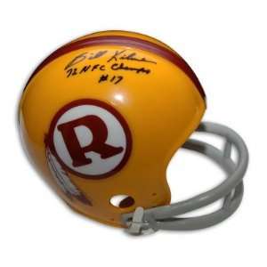 Billy Kilmer Autographed/Hand Signed Washington Redskins Throwback 