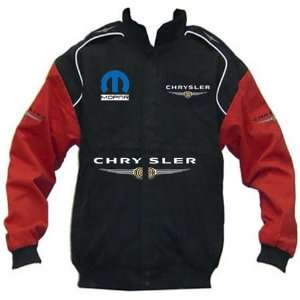  Chrysler Mopar Racing Jacket Black and Red Sports 