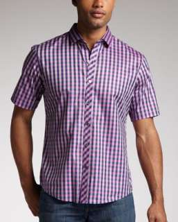 Top Refinements for Cotton Check Shirt
