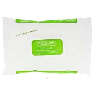 World of Wipes   Professional Natural Adult Disposable Washcloths 