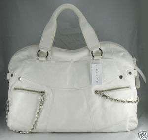 Andrew Marc   CORAL   White Leather Handbag   NWT  
