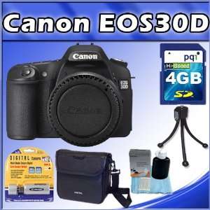  Canon EOS 30D 8.2MP Digital SLR Camera (Body Only) + 4GB 