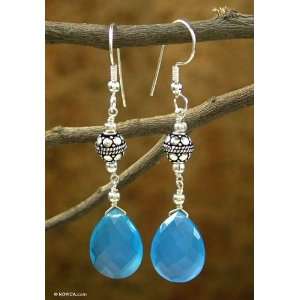  Chalcedony earrings, Cool Icicles Jewelry