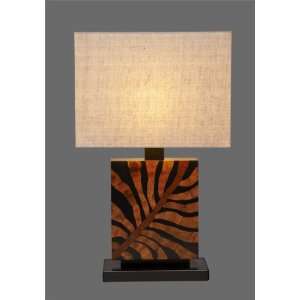  Modern Wood Inlaid Table Lamp