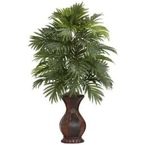   Areca Palm w/Urn Silk Plant Green Colors   Silk Plant