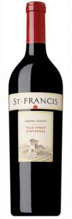   all learn about st francis winery wine from sonoma county zinfandel