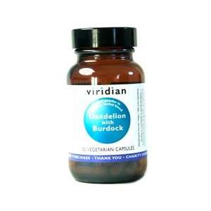  Viridian Dandelion with Burdock Extract 90 Veg Caps 