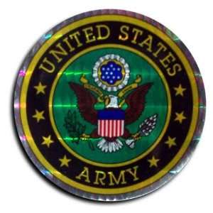  Army   12 in. US Army reflective seal Patio, Lawn 