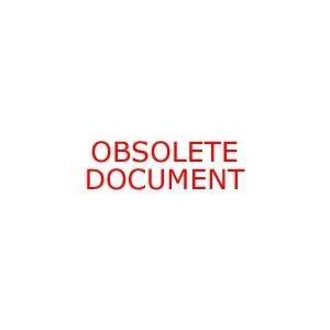  OBSOLETE DOCUMENT self inking rubber stamp Office 