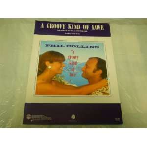  PHIL COLLINS 1988 SHEET MUSIC FOLDER 578 A GROOVY KIND OF LOVE PHIL 