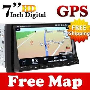   Dash 7 Digital TouchScreen Car DVD GPS Player Sygic Map TV iPod USB