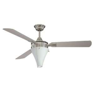 Urban Aire Collection 52 Brushed Nickel Ceiling Fan with Matte Silver 