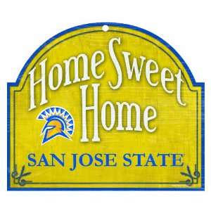 NCAA San Jose State Spartans 10 by 11 Arch Wood Sign  