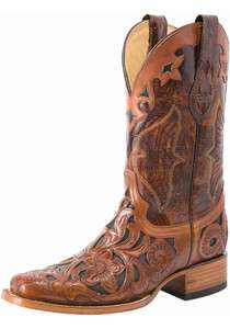 Corral Womens Western Genuine Leather Boots Chedron/Black R6762 All 