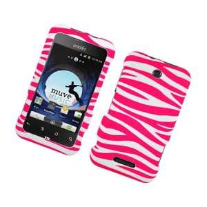  Zebra Skin Pink/ White Texture Faceplate Hard Plastic 