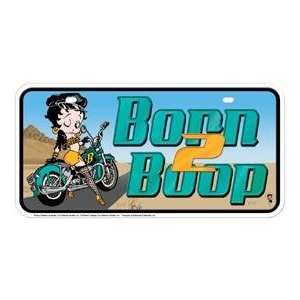   Metal Novelty Car License Plate Betty Boop Motorcycle 