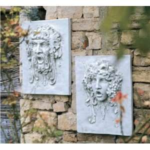  Opimus and Vappa Italian Style Wall Sculptures Set