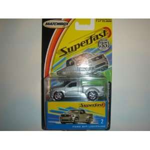    2004 Matchbox Superfast Ford SVT Lightning Silver #2 Toys & Games