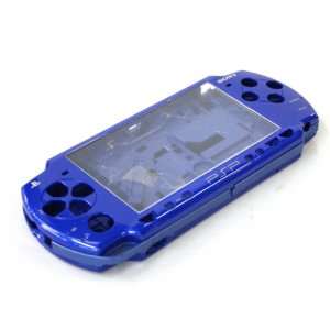  PSP 2000 Full Housing Case SHELL Faceplate Dark Blue 