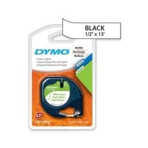  Dymo LetraTag 10697 Paper Tape   White   DYM10697 Office 