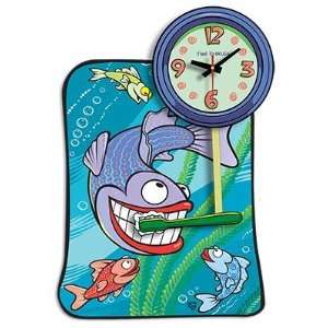  Time to Brush Clock   Fish
