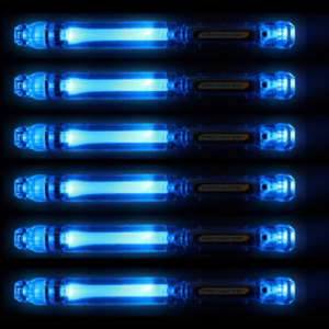 10 NEW LED Light Stick 3 Bulbs Battery Glow Lights Blue  