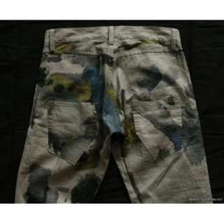 NWT $898 Yohji Yamamoto Ys Painting Linen Pants Sz 2 noir comme des 