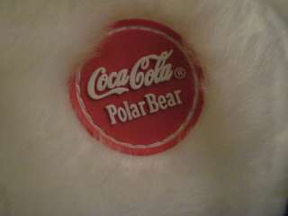 1990s BOYDS Official Coca Cola Plush POLAR BEAR  