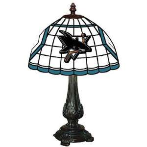 San Jose Sharks NHL Stained Glass Table Lamp  Sports 