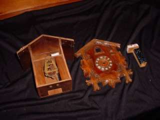 Old German Vintage Large Cuckoo Clock for Parts or Restoration  