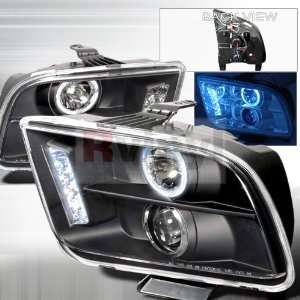  Ford Mustang 2005 2006 2007 2008 2009 LED Halo Projector 