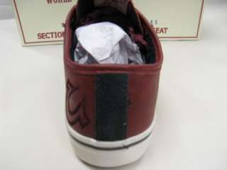 Mens New in Box True Religion Eddie Low Burgundy Casual Shoes 