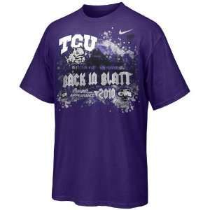  Nike Texas Christian Horned Frogs Purple 2010 College 