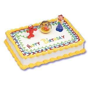  Sesame Street Elmos World Party Cake Topper Set Toys 
