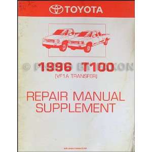   Toyota T100 4WD Repair Shop Manual Supplement Original Toyota Books