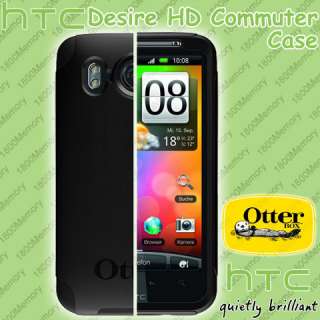 GENUINE OtterBox Commuter Case for HTC Desire HD Black  