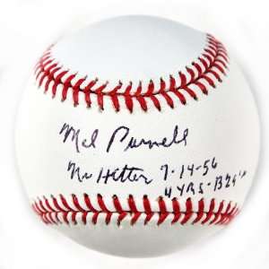 Mel Parnell Autographed Baseball