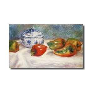 Still Life With A Blue Sugar Bowl And Peppers C1905 Giclee Print