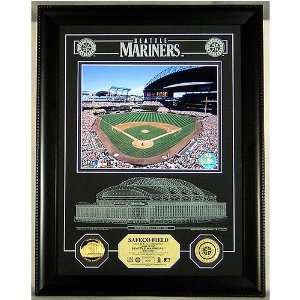   Safeco Field Archival Etched Glass Photo Mint